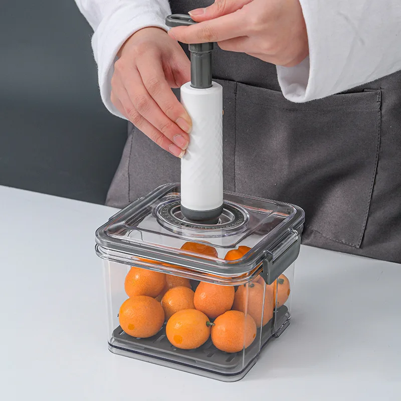 Pet Supplies Stores - Vacuum Fresh-keeping Transparent Fruit Box Household